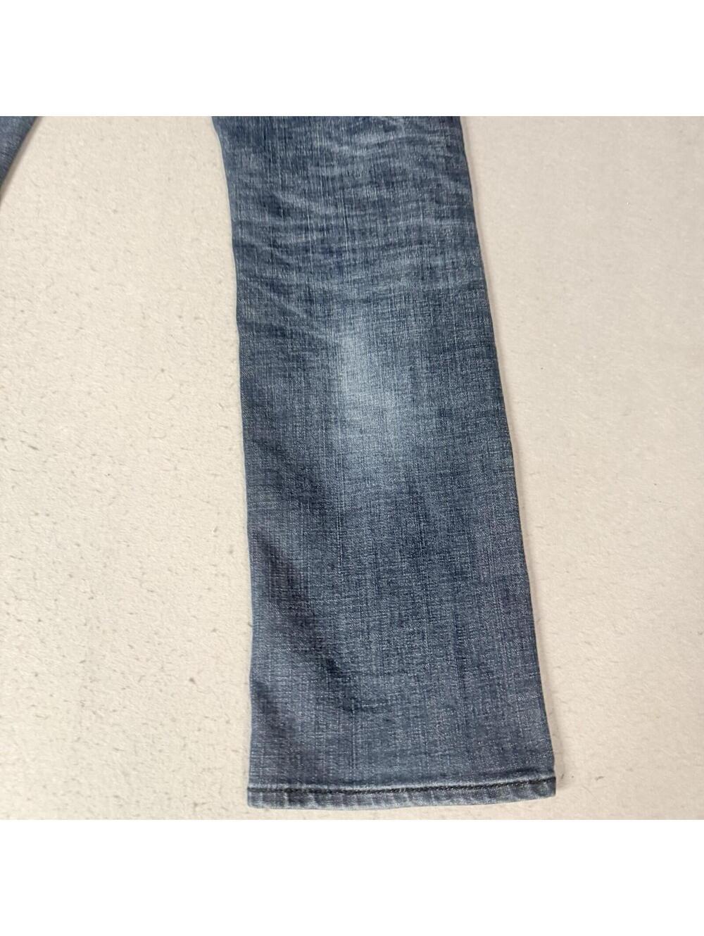 Lucky Brand Jeans Men’s 29/30 Blue Straight Fit Distressed Wash Denim‎ Pants - Picture 14 of 16